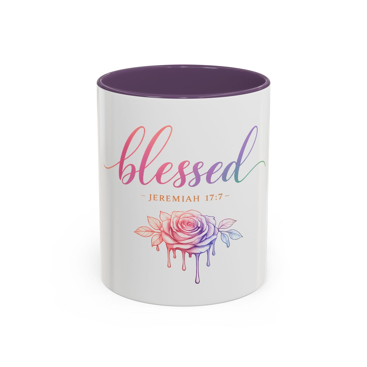 Blessed Coffee Mug | Jeremiah 17:7 Bible Verse Christian Gift | 11oz & 15oz