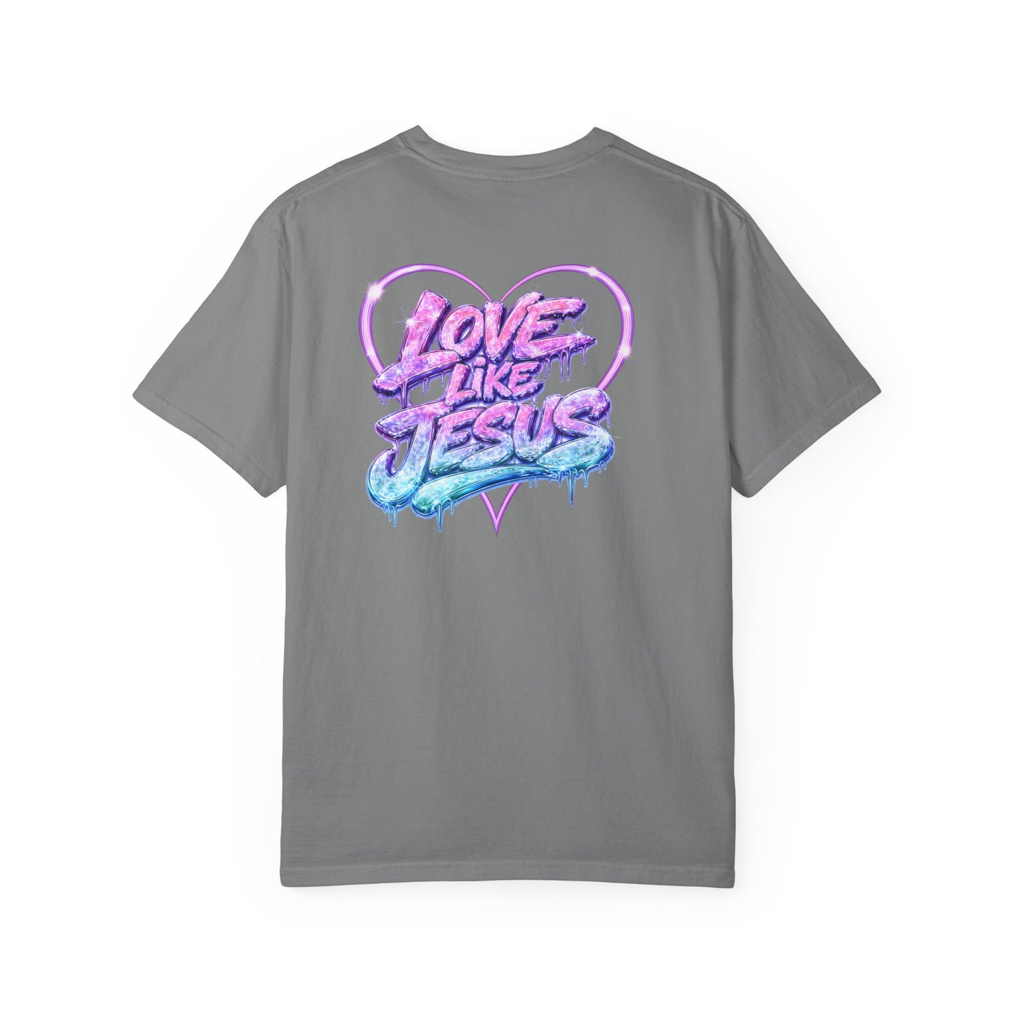 Love Like Jesus T-Shirt — Watercolor Rose Christian Graphic Tee