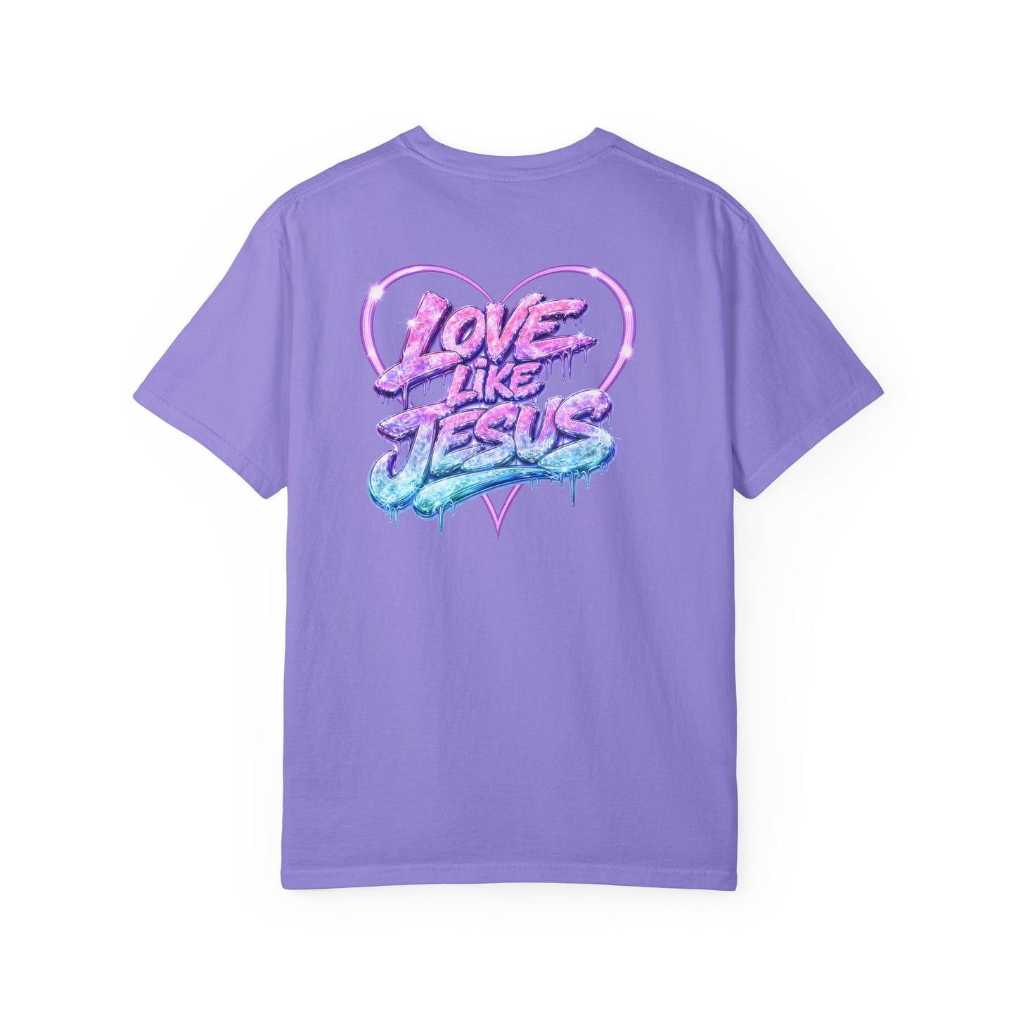 Love Like Jesus T-Shirt — Watercolor Rose Christian Graphic Tee