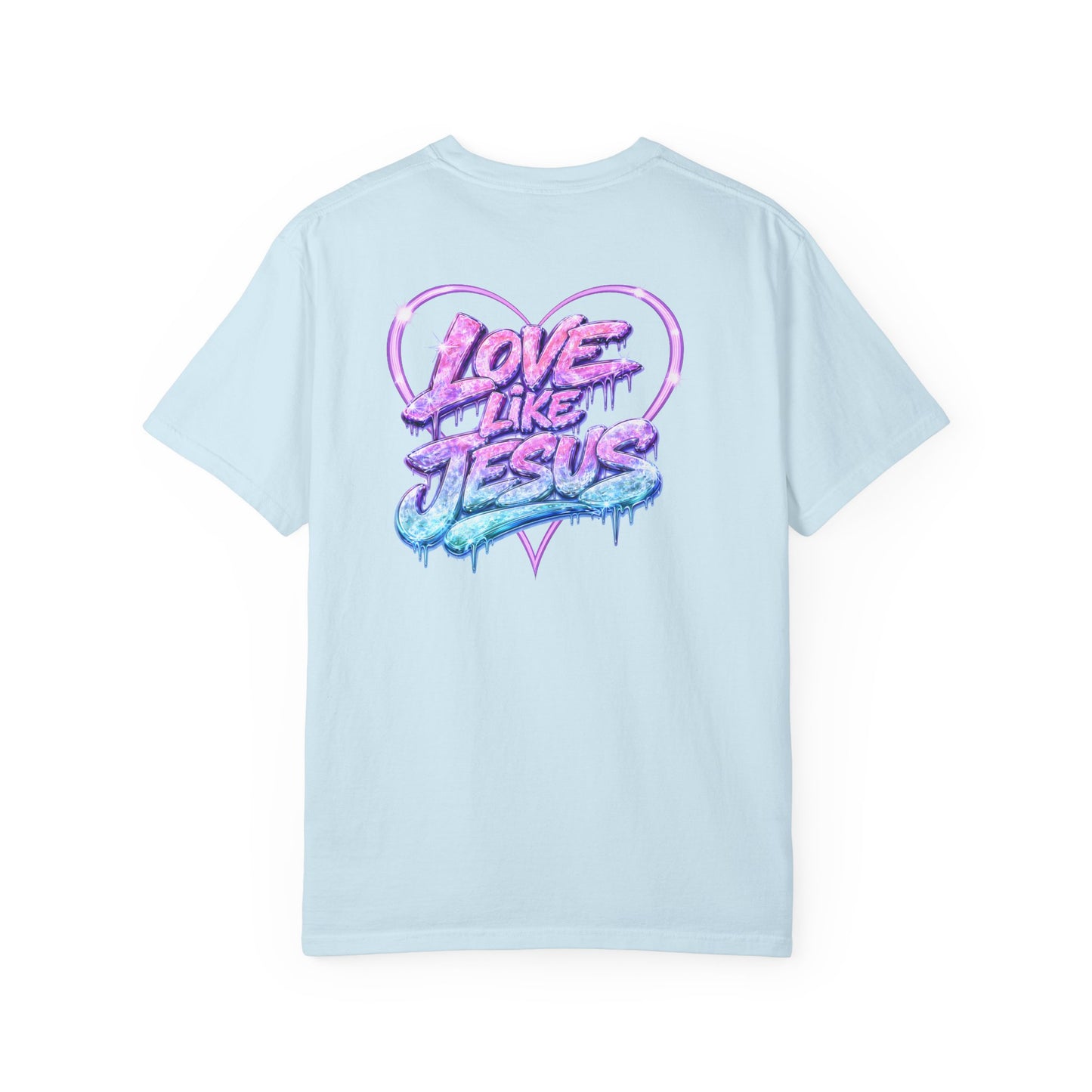 Love Like Jesus T-Shirt — Watercolor Rose Christian Graphic Tee