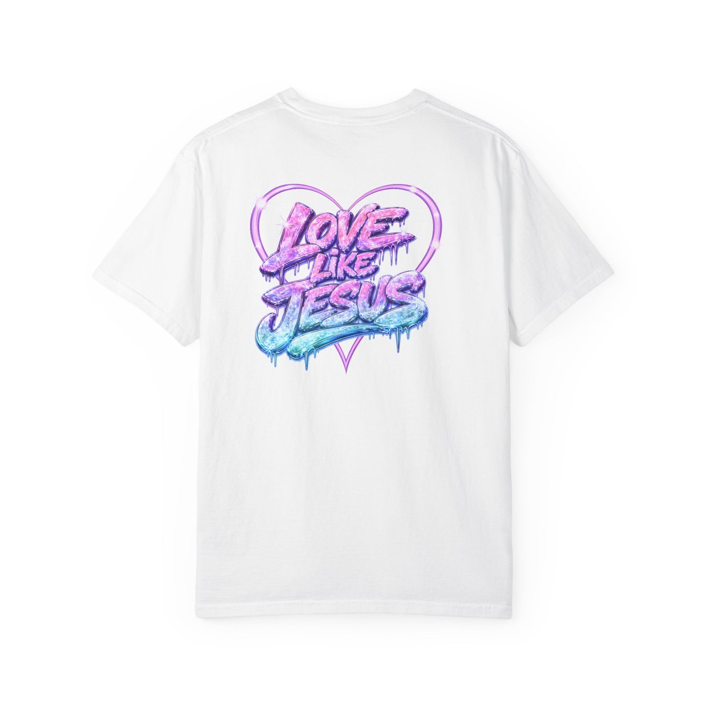 Love Like Jesus T-Shirt — Watercolor Rose Christian Graphic Tee
