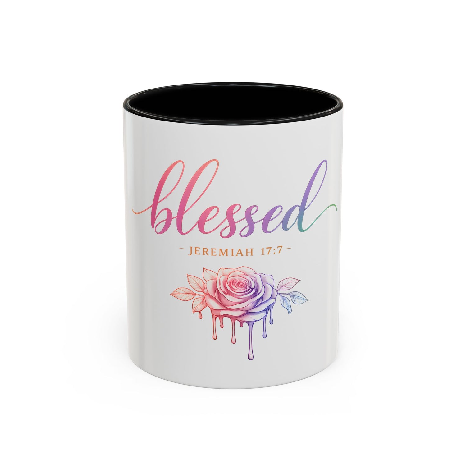 Blessed Coffee Mug | Jeremiah 17:7 Bible Verse Christian Gift | 11oz & 15oz