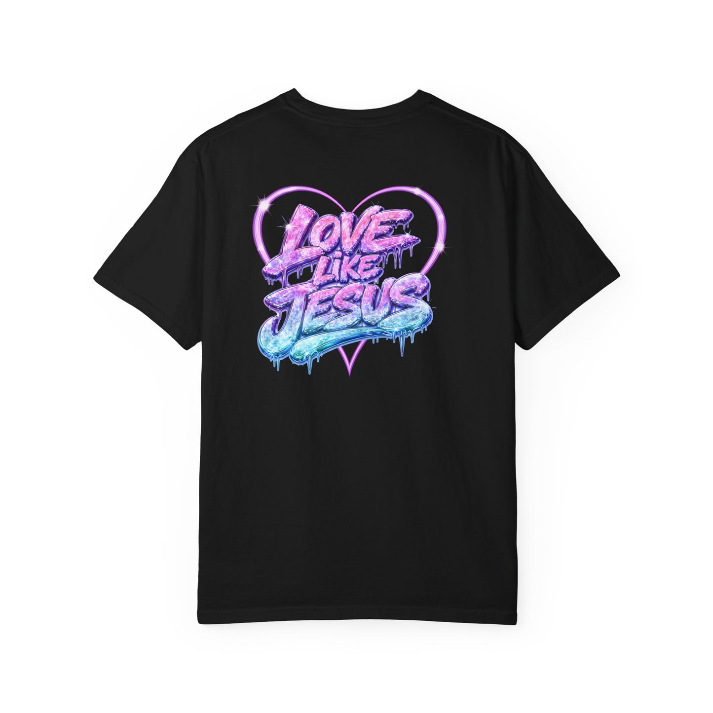 Love Like Jesus T-Shirt — Watercolor Rose Christian Graphic Tee