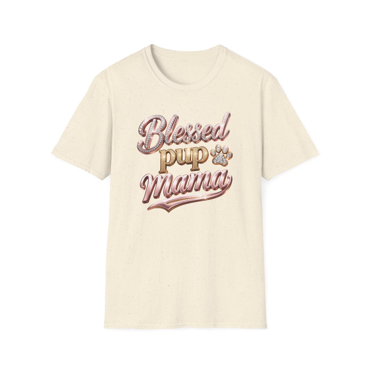 Blessed Pup Mama T-Shirt | Paw Print Dog Mom Shirt