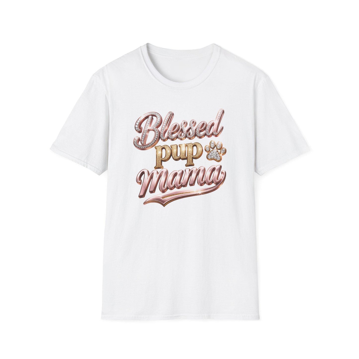Blessed Pup Mama T-Shirt | Paw Print Dog Mom Shirt